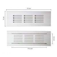 Rejilla de ventilación más casa perú de 15 cm x 5 cm Más Casa Perú